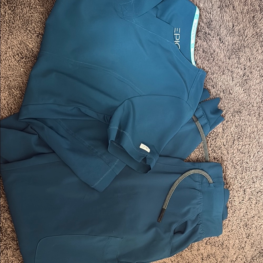 Blue Scrub Set